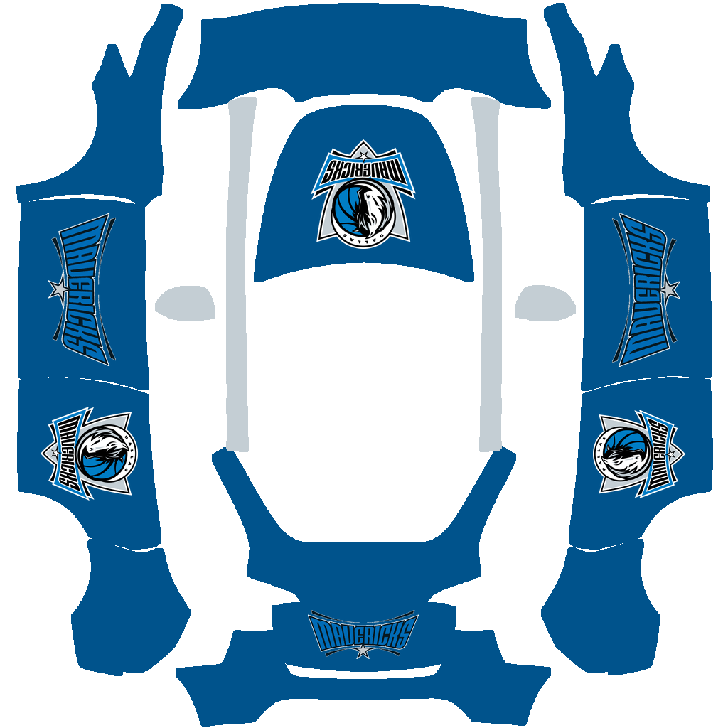 Dallas Mavericks Paint Shop wrap