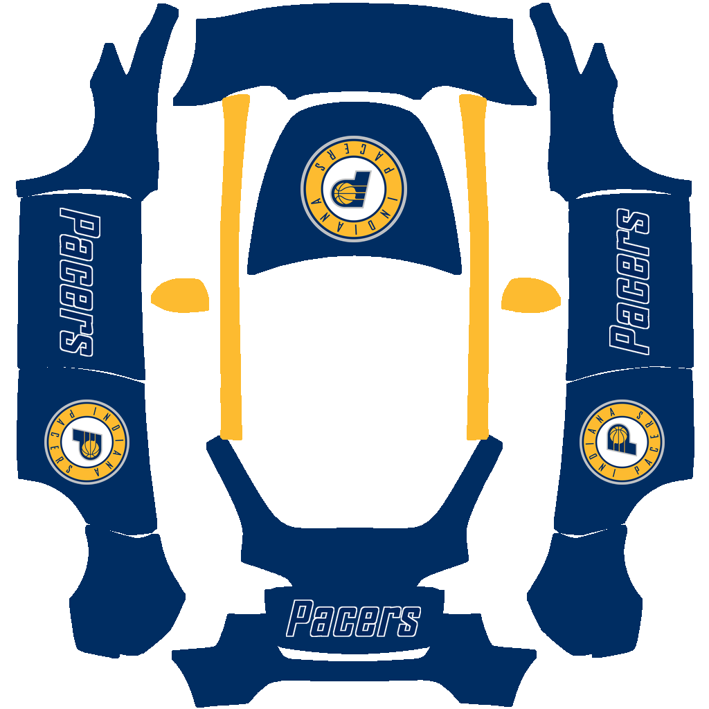 Indiana Pacers Paint Shop wrap