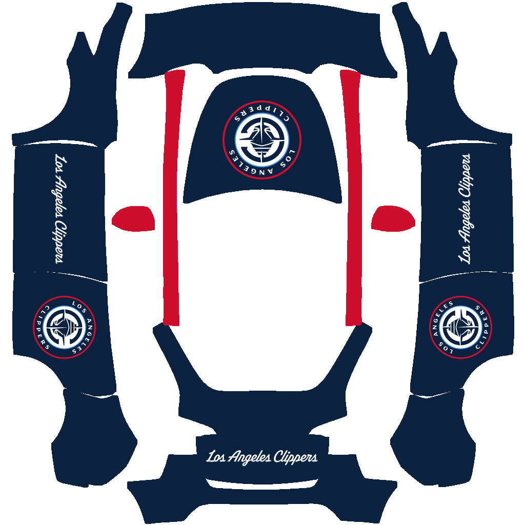 Los Angeles Clippers Paint Shop wrap