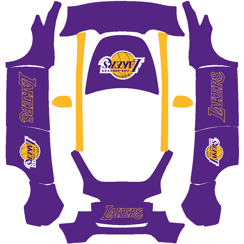 Los Angeles Lakers Paint Shop wrap