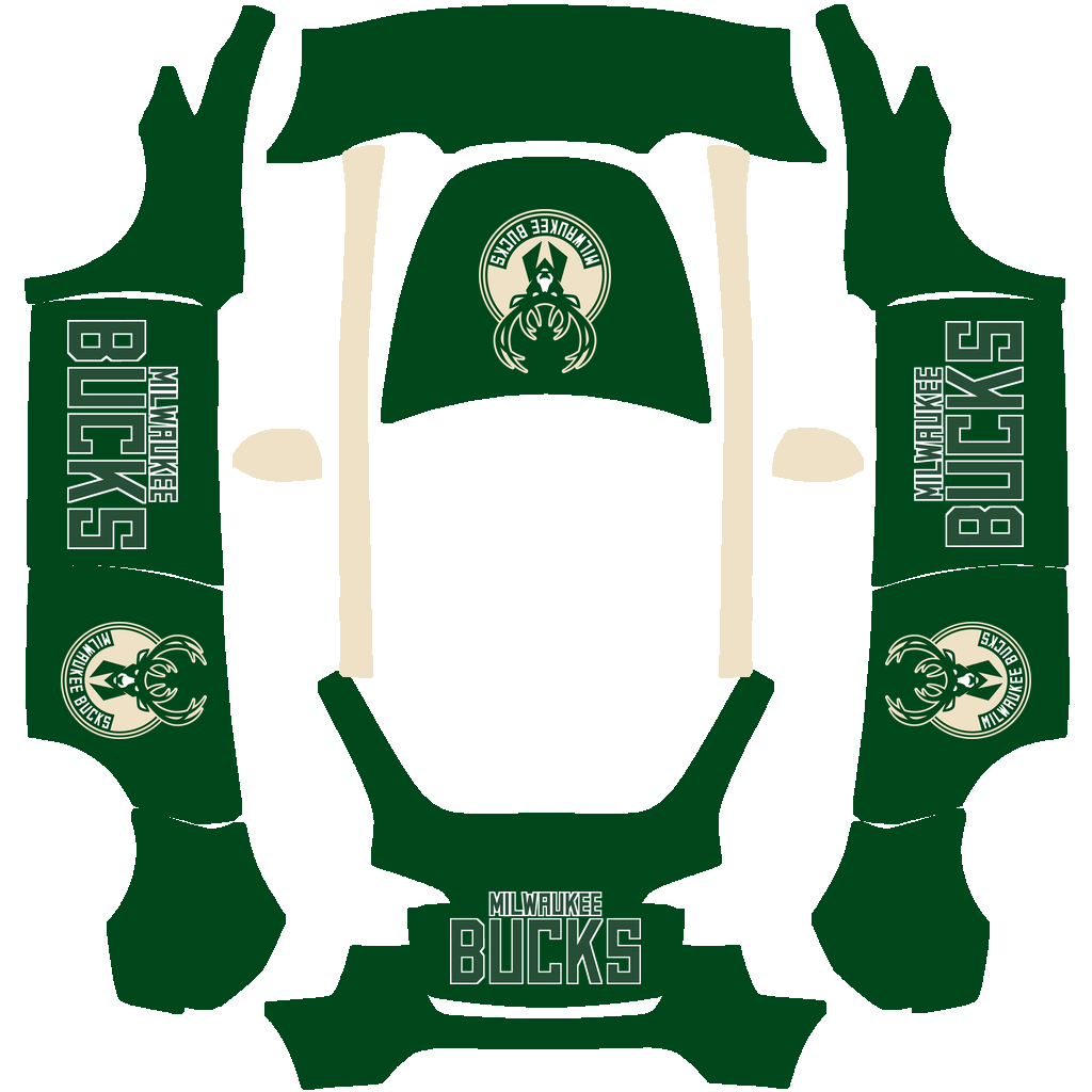 Milwaukee Bucks Paint Shop wrap