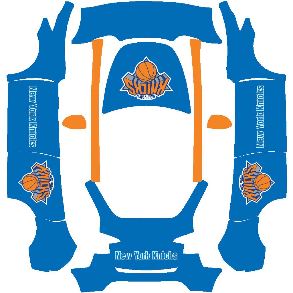 New York Knicks Paint Shop wrap