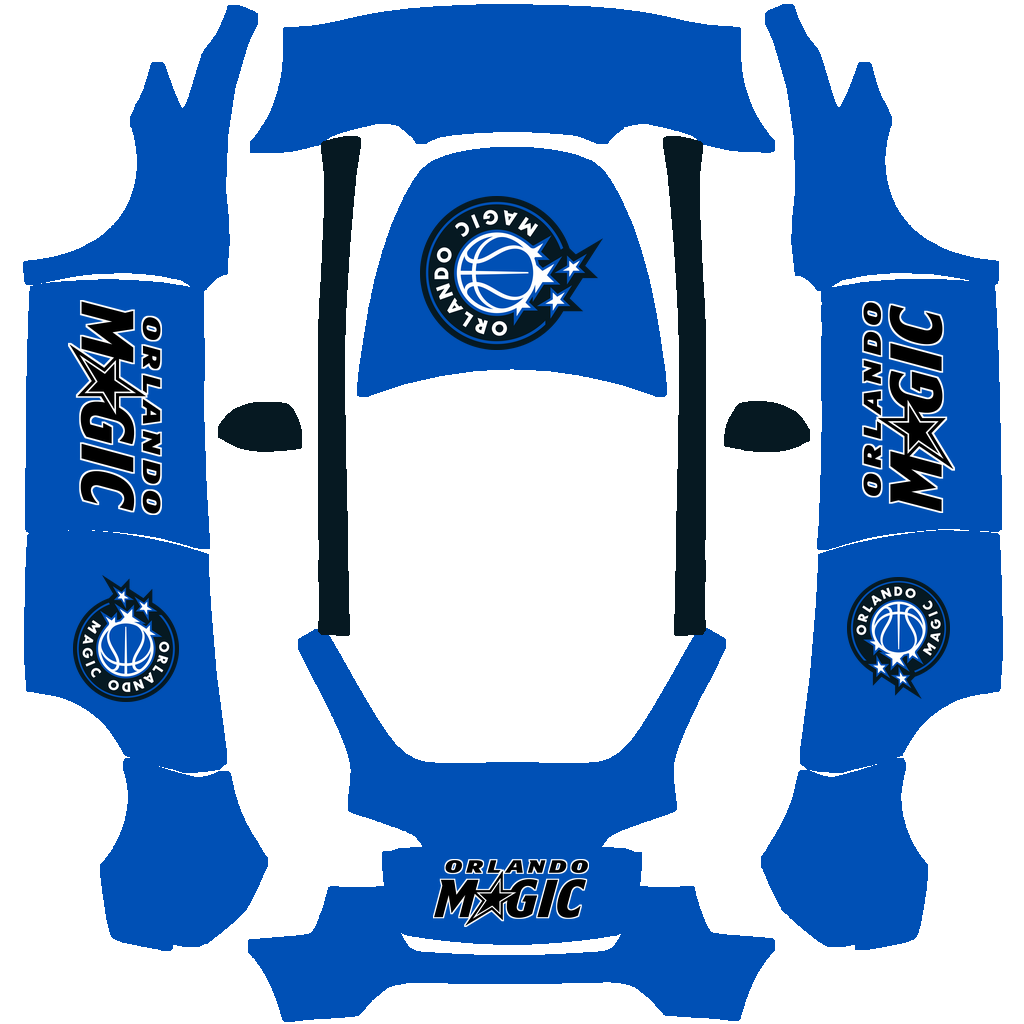 Orlando Magic Paint Shop wrap