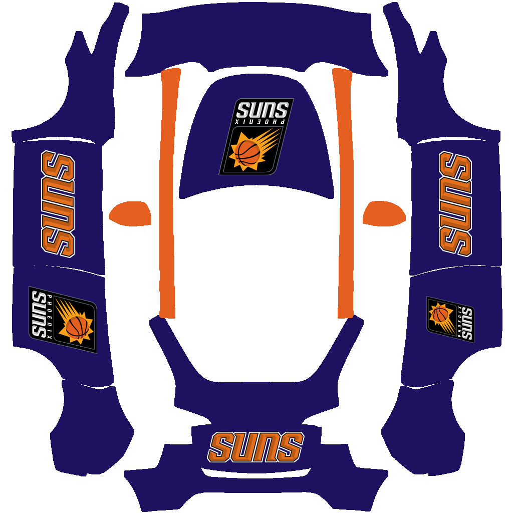 Phoenix Suns Paint Shop wrap