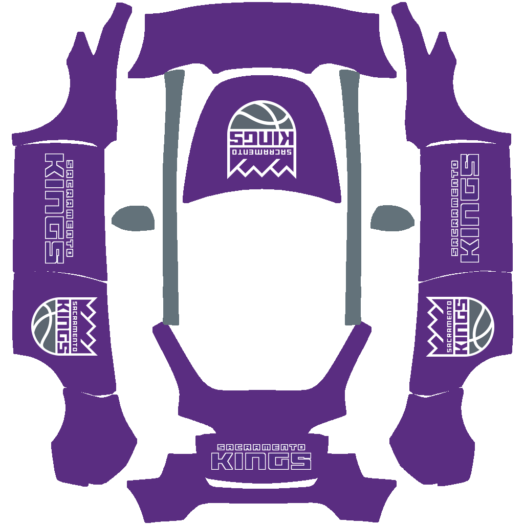 Sacramento Kings Paint Shop wrap