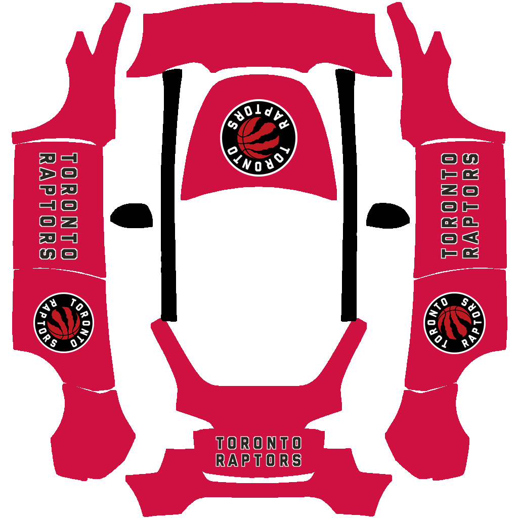 Toronto Raptors Paint Shop wrap