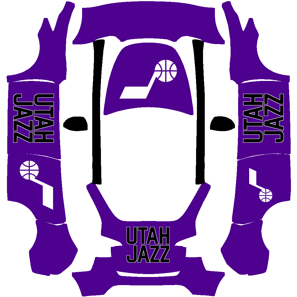 Utah Jazz Paint Shop wrap