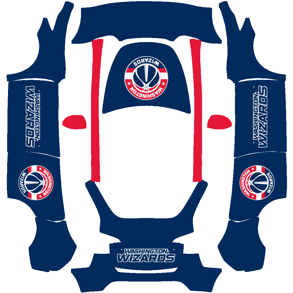Washington Wizards Paint Shop wrap