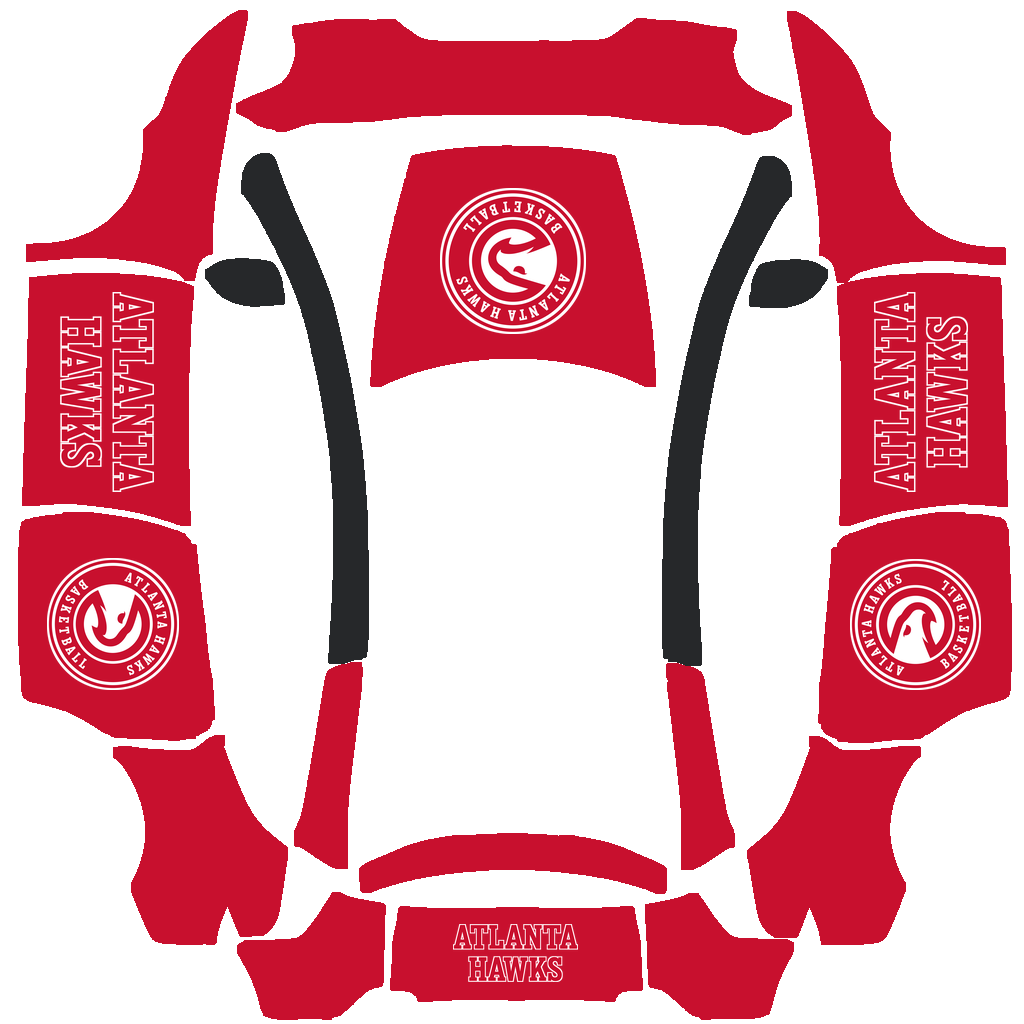 Atlanta Hawks Paint Shop wrap