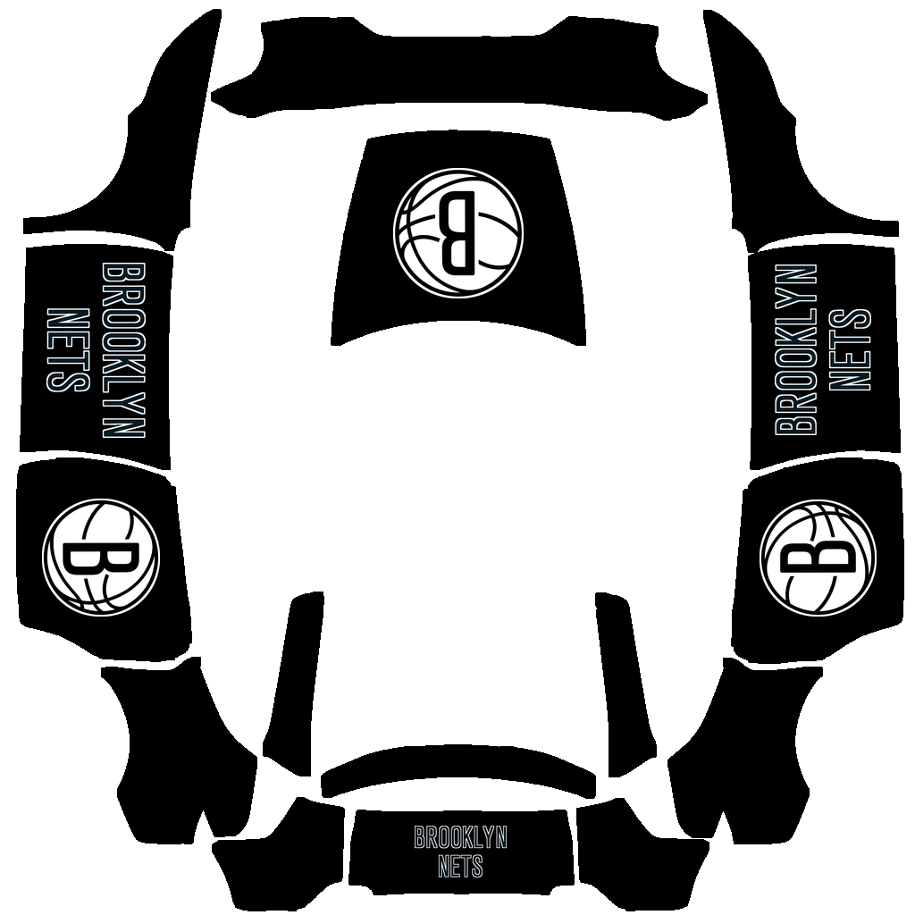 Brooklyn Nets Paint Shop wrap