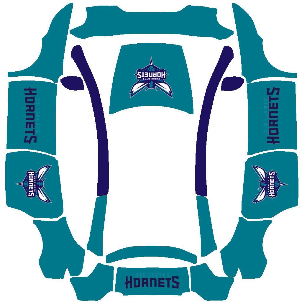Charlotte Hornets Paint Shop wrap