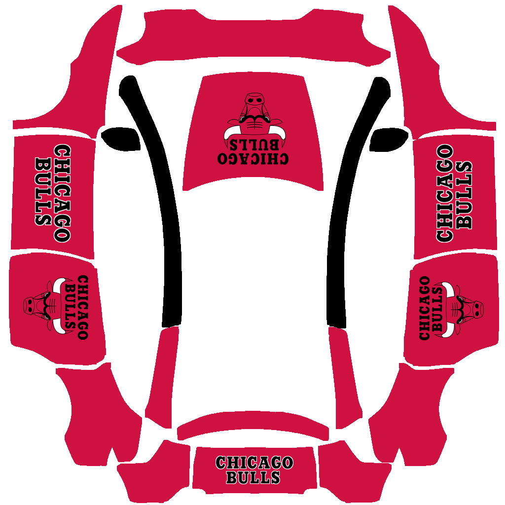 Chicago Bulls Paint Shop wrap