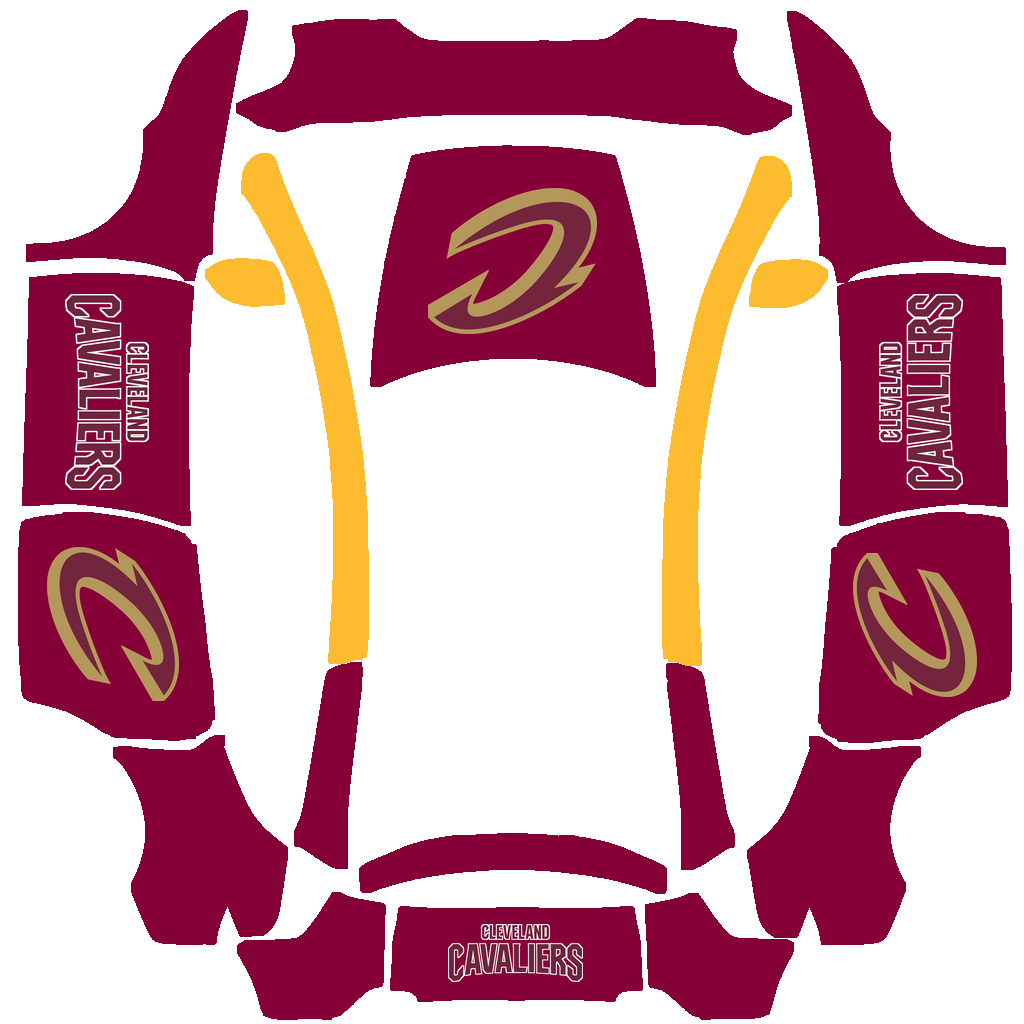 Cleveland Cavaliers Paint Shop wrap