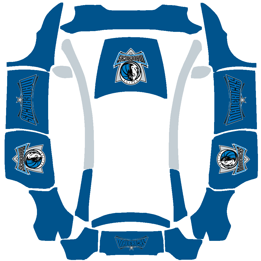 Dallas Mavericks Paint Shop wrap