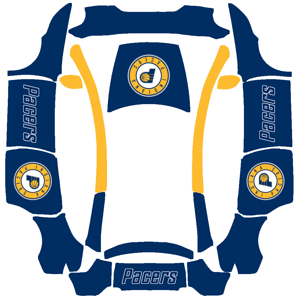 Indiana Pacers Paint Shop wrap