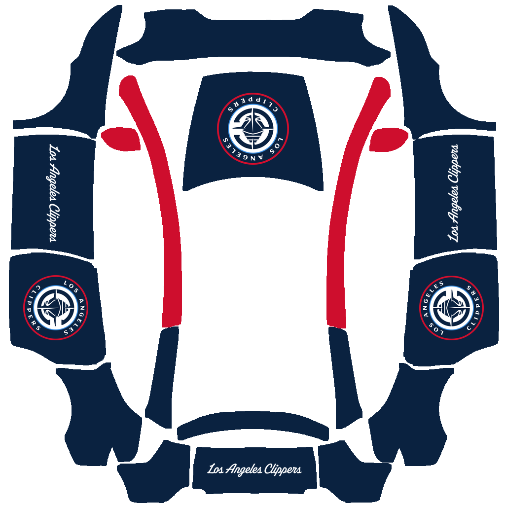 Los Angeles Clippers Paint Shop wrap
