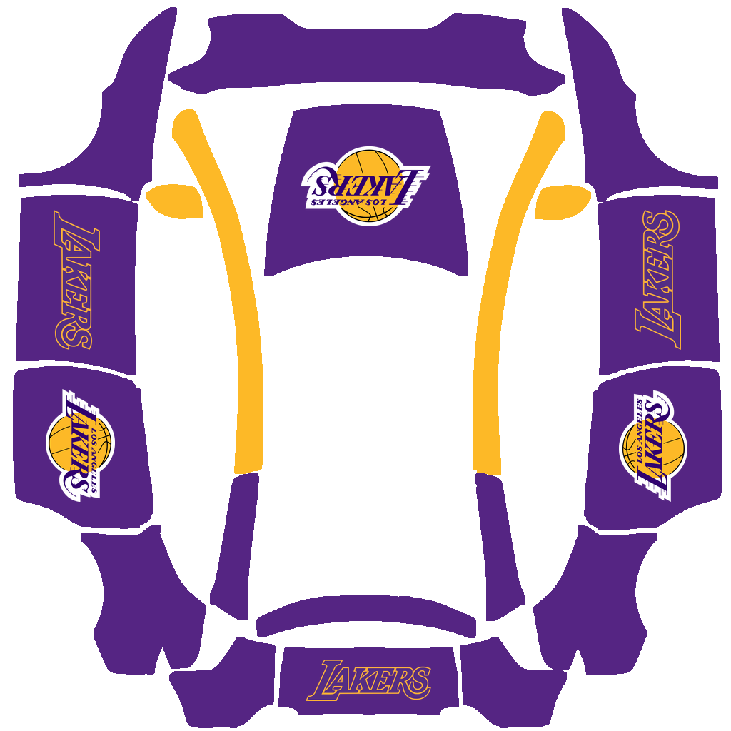 Los Angeles Lakers Paint Shop wrap