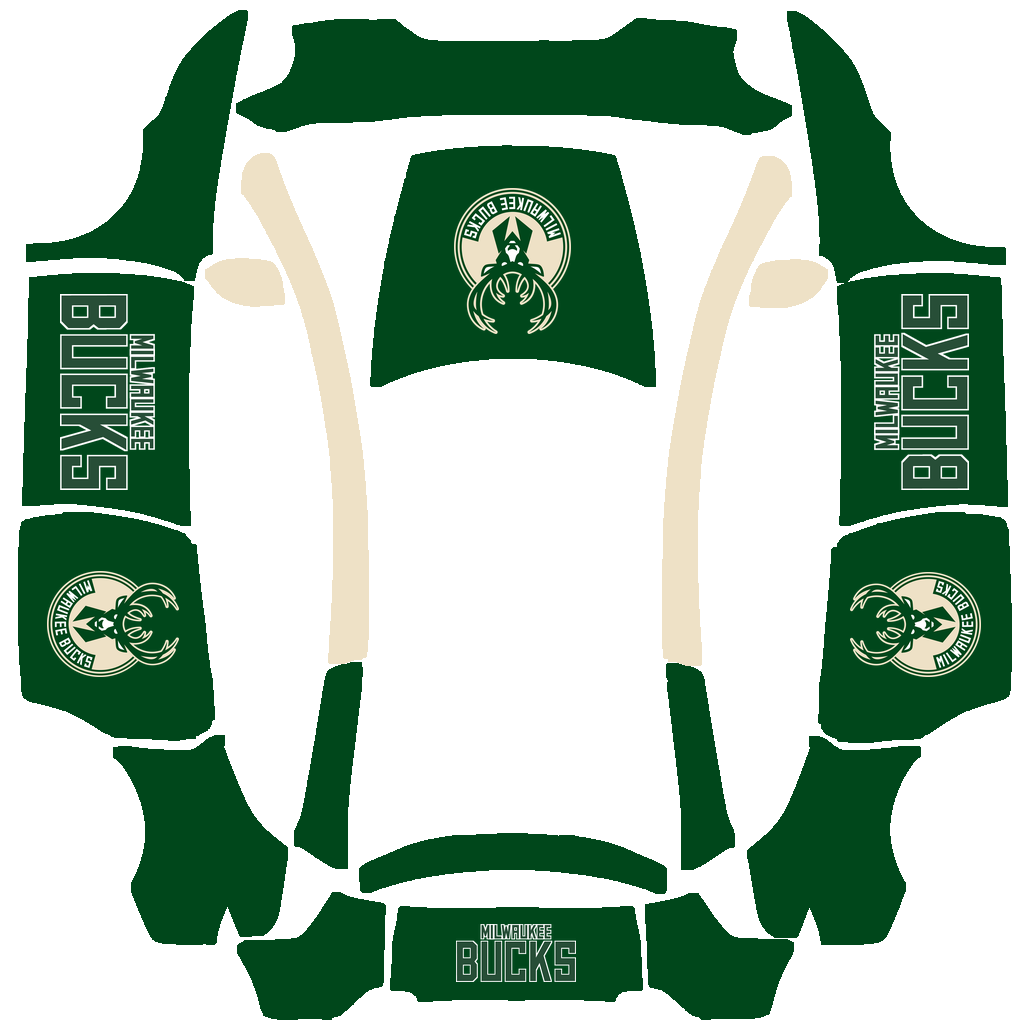 Milwaukee Bucks Paint Shop wrap