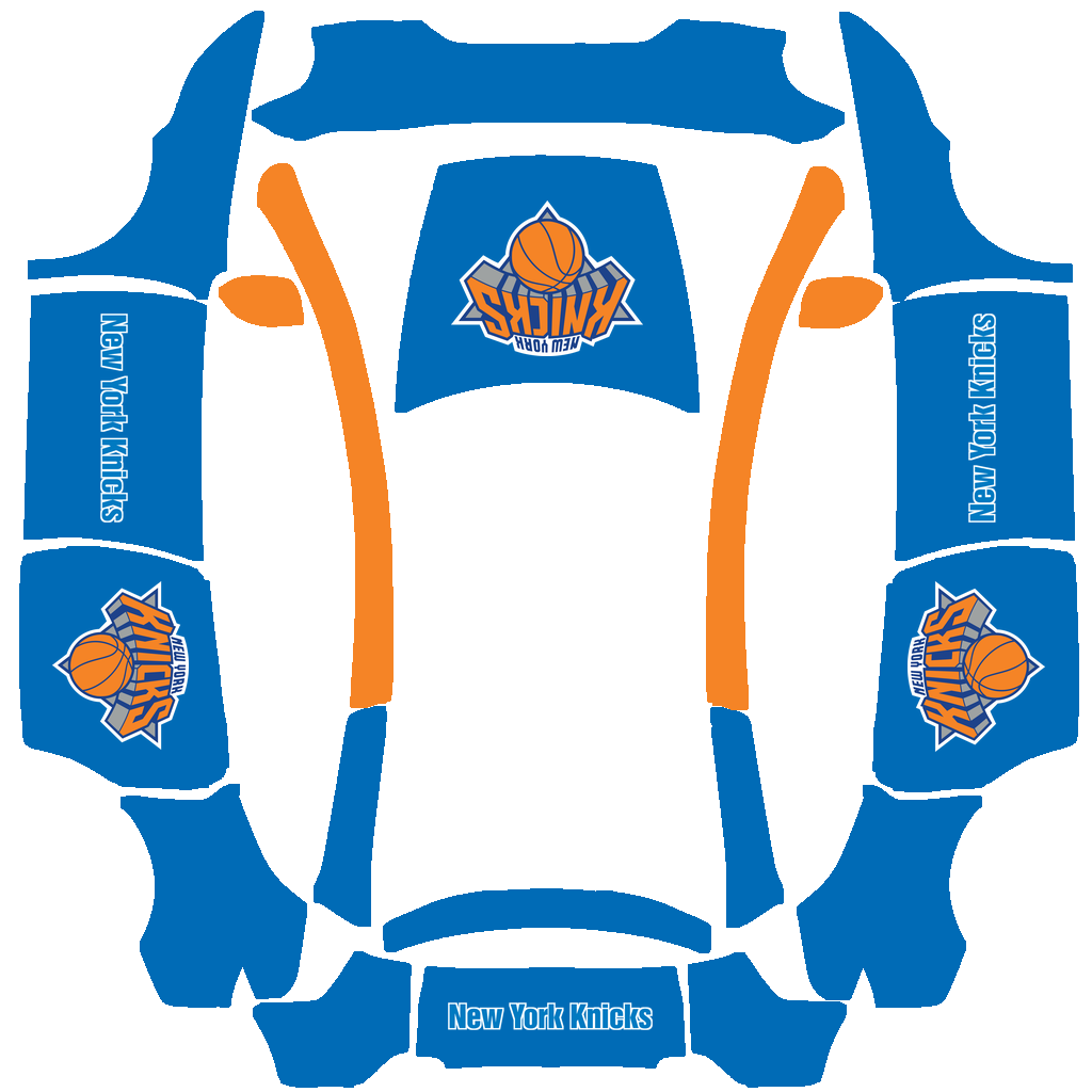 New York Knicks Paint Shop wrap