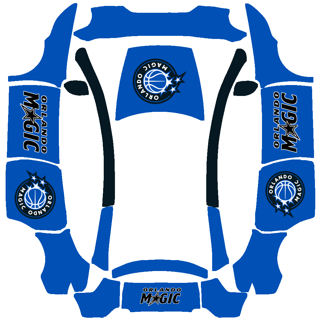 Orlando Magic Paint Shop wrap