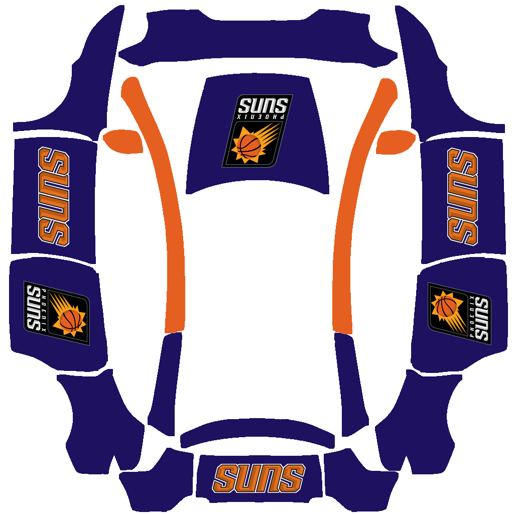 Phoenix Suns Paint Shop wrap