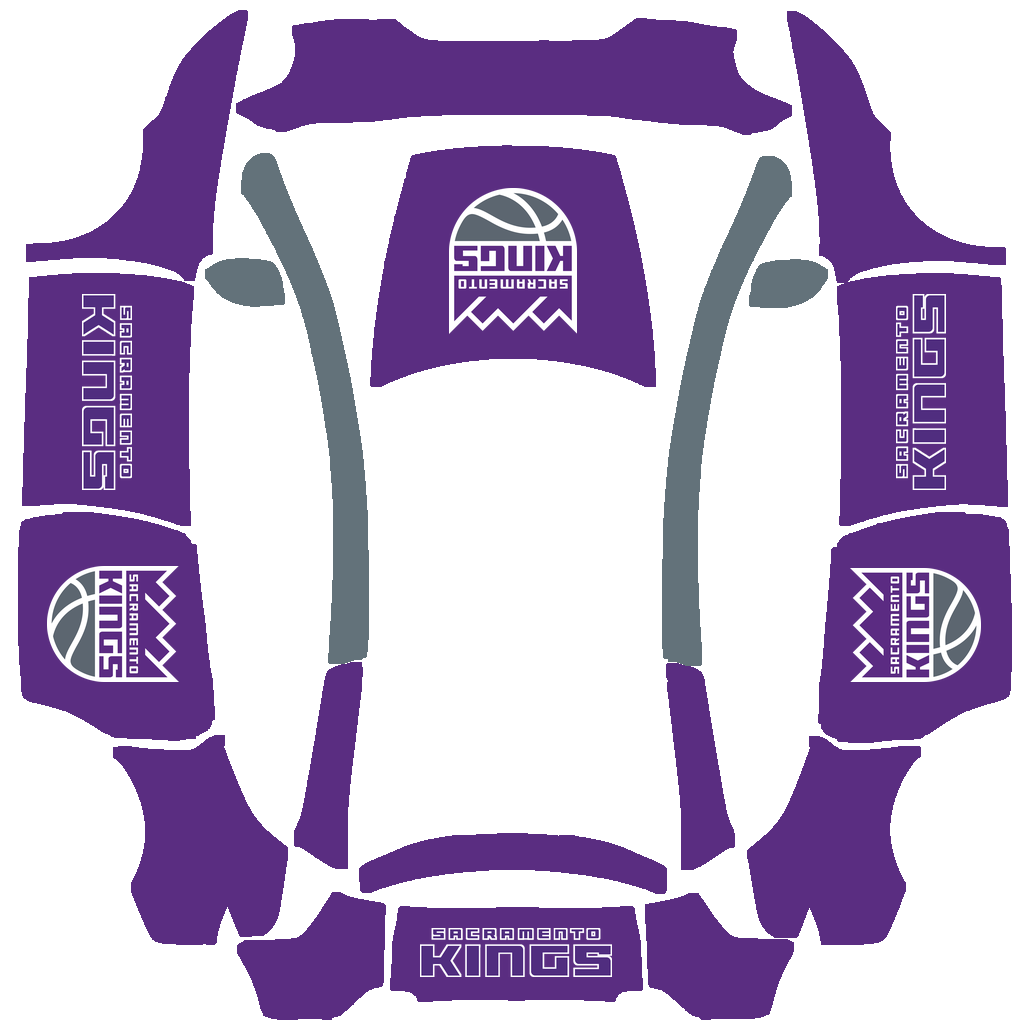Sacramento Kings Paint Shop wrap