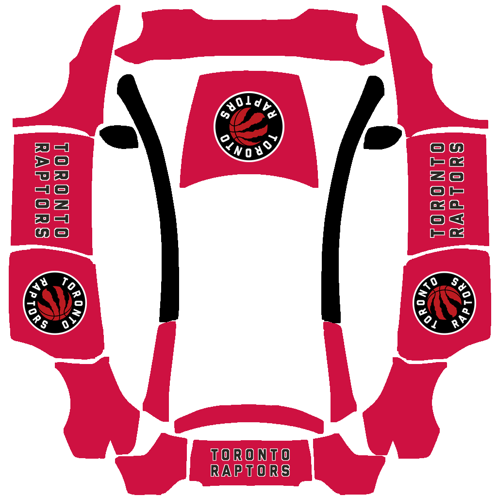 Toronto Raptors Paint Shop wrap
