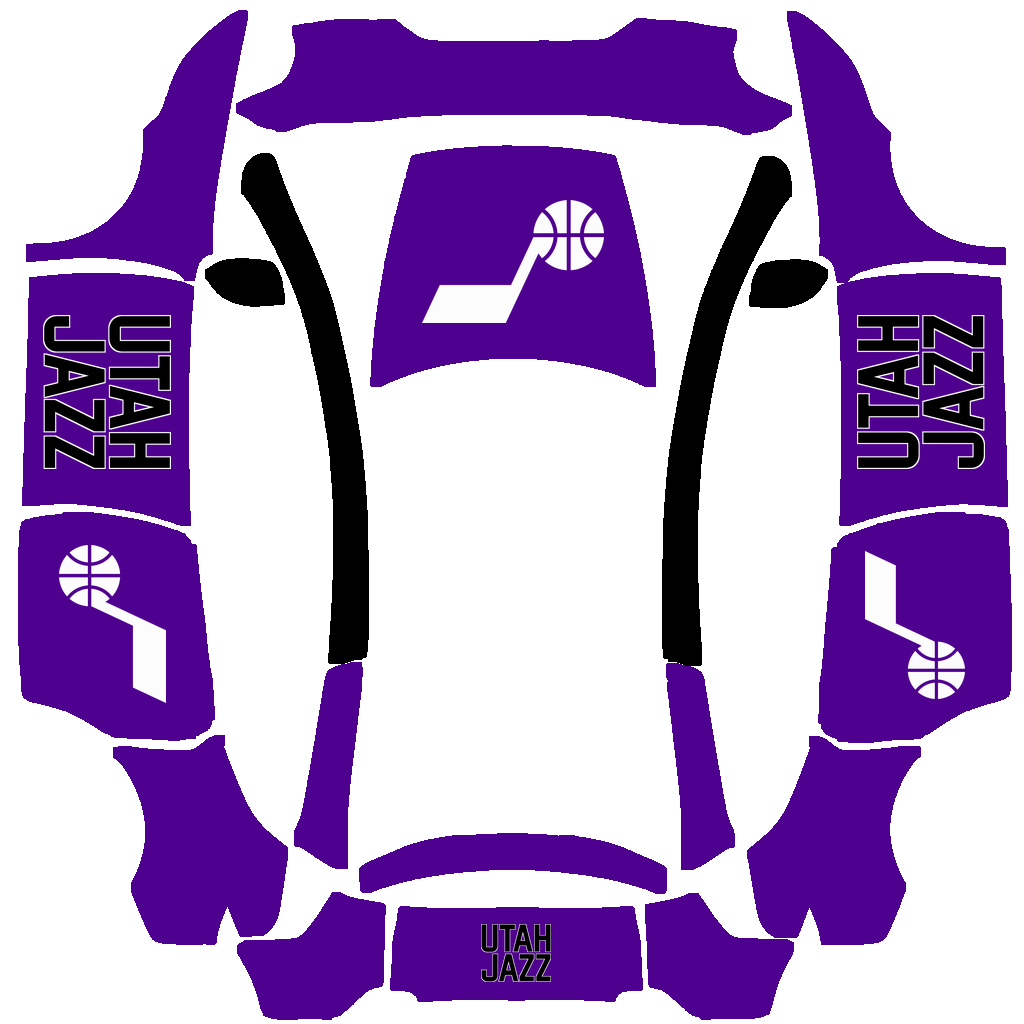 Utah Jazz Paint Shop wrap