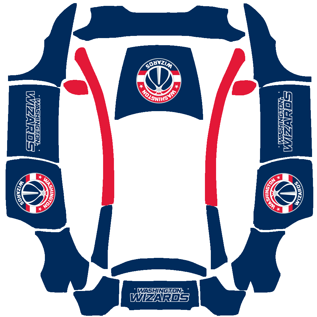Washington Wizards Paint Shop wrap