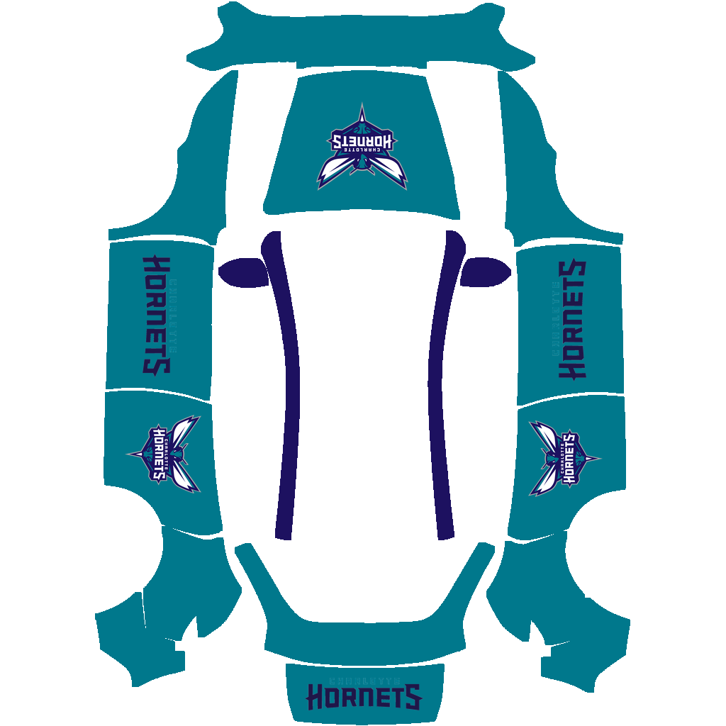 Charlotte Hornets Paint Shop wrap