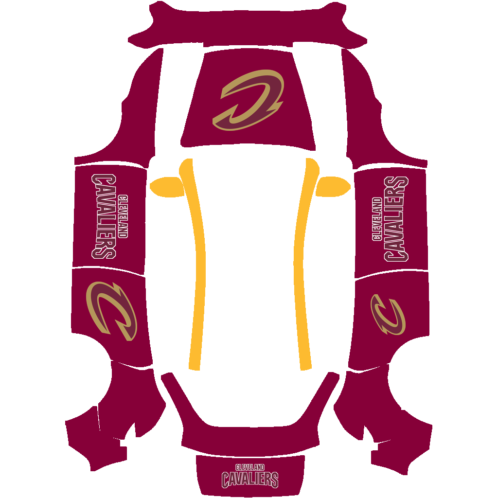 Cleveland Cavaliers Paint Shop wrap