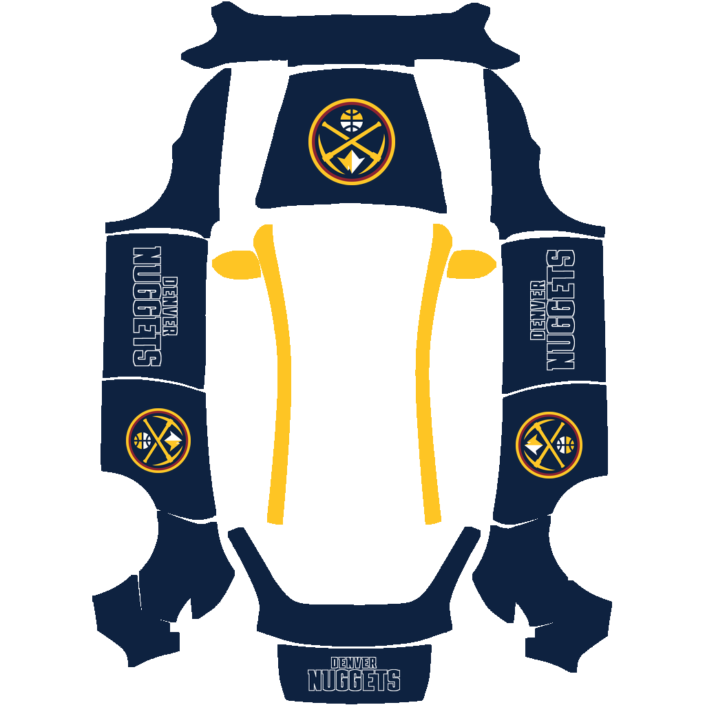 Denver Nuggets Paint Shop wrap