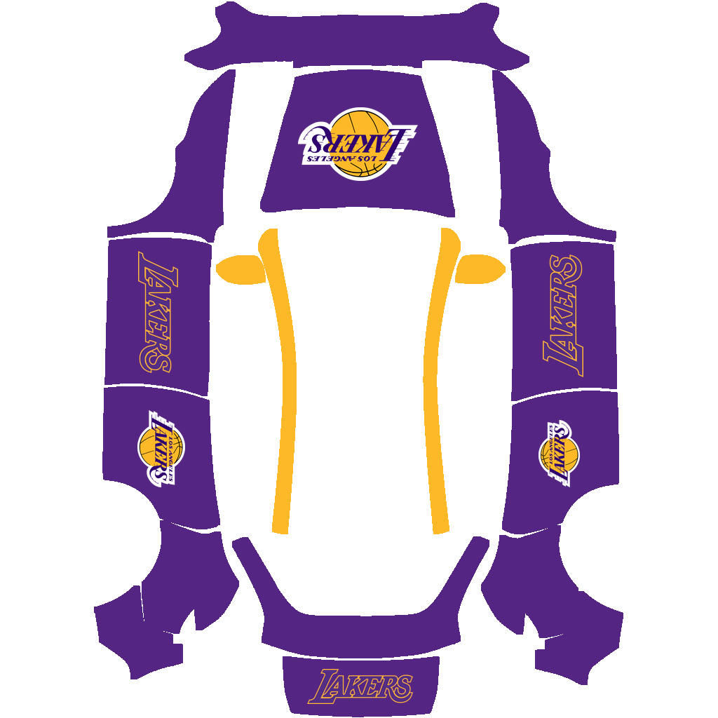 Los Angeles Lakers Paint Shop wrap