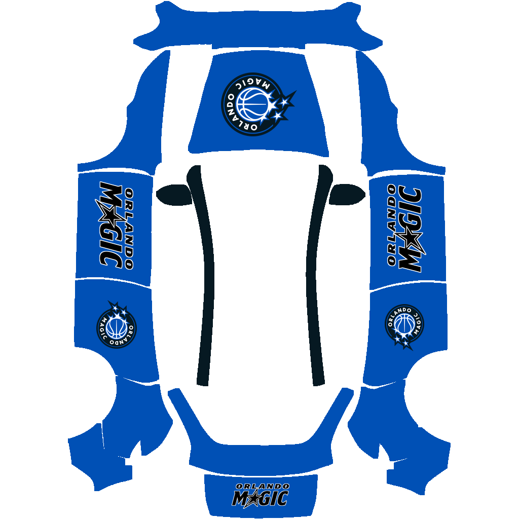 Orlando Magic Paint Shop wrap