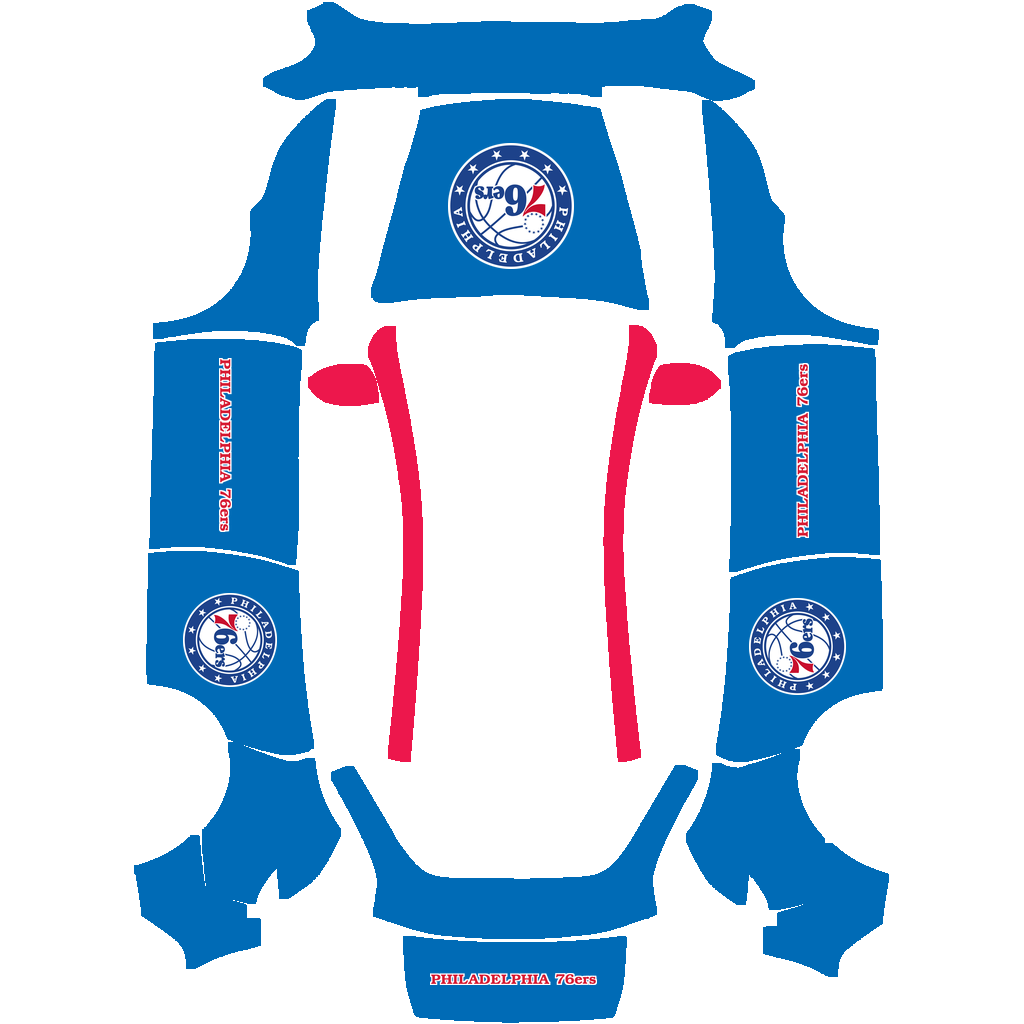 Philadelphia 76ers Paint Shop wrap