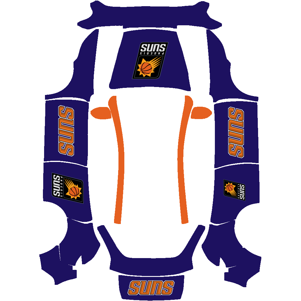 Phoenix Suns Paint Shop wrap