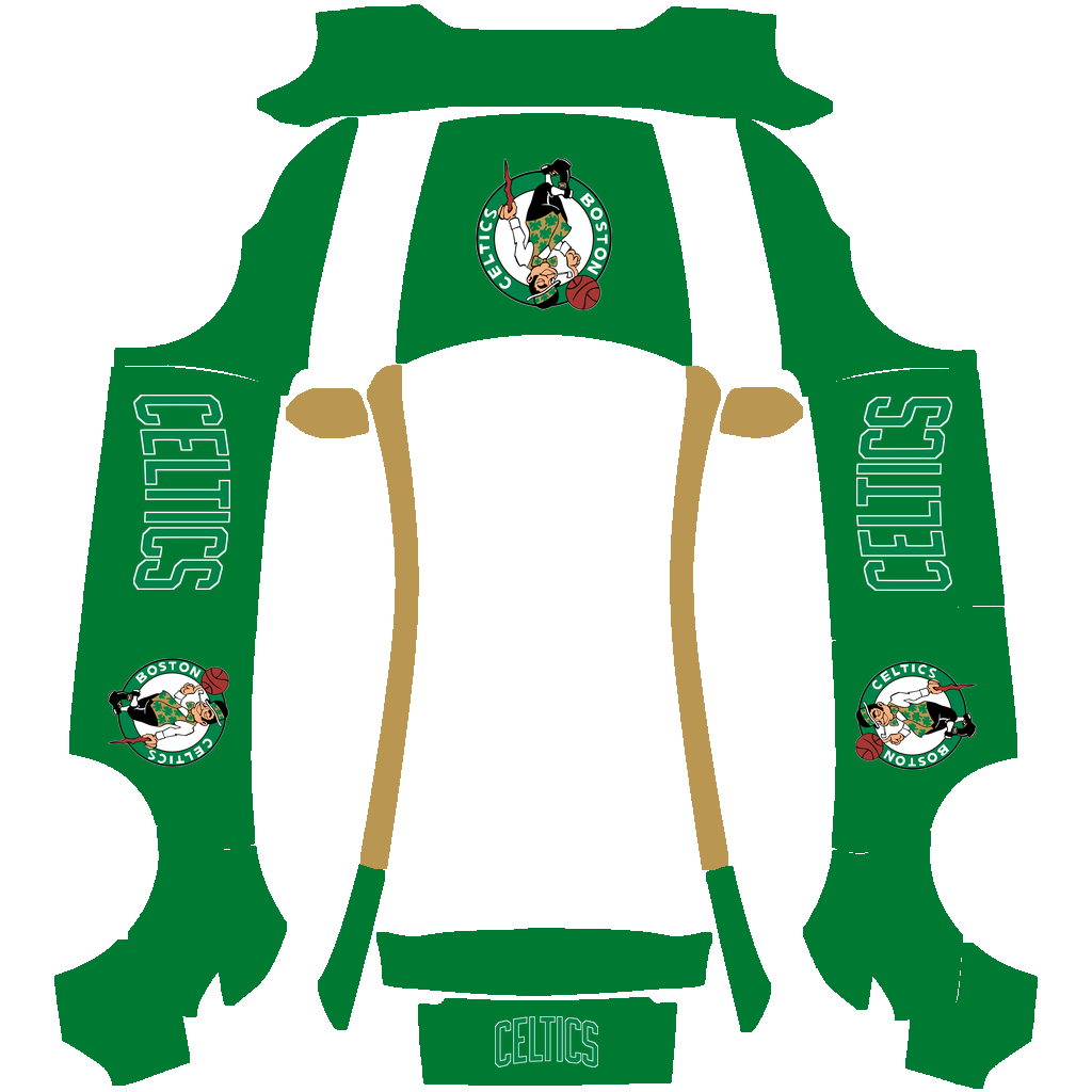 Boston Celtics Paint Shop wrap
