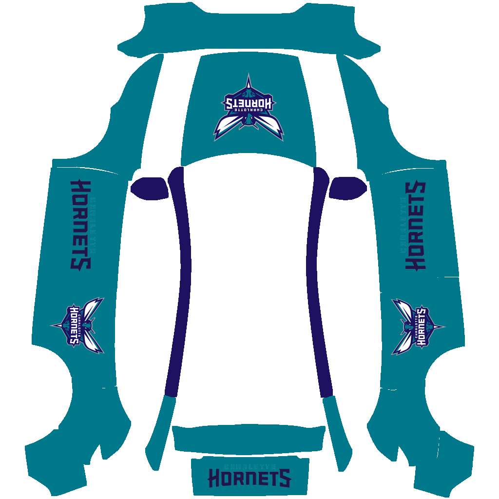 Charlotte Hornets Paint Shop wrap