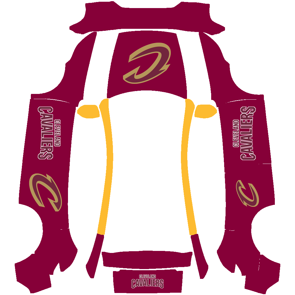 Cleveland Cavaliers Paint Shop wrap