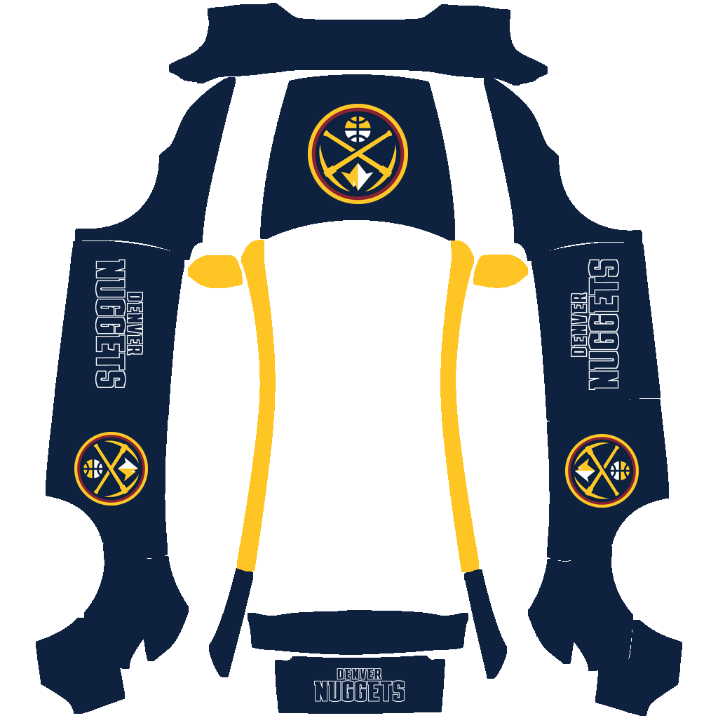 Denver Nuggets Paint Shop wrap
