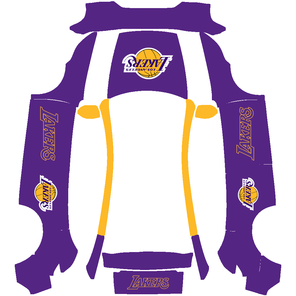 Los Angeles Lakers Paint Shop wrap
