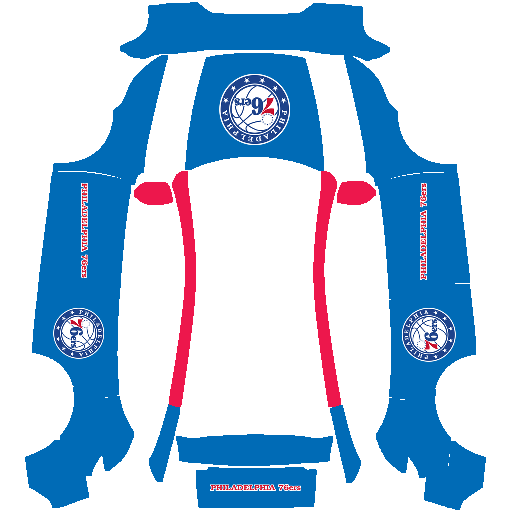 Philadelphia 76ers Paint Shop wrap