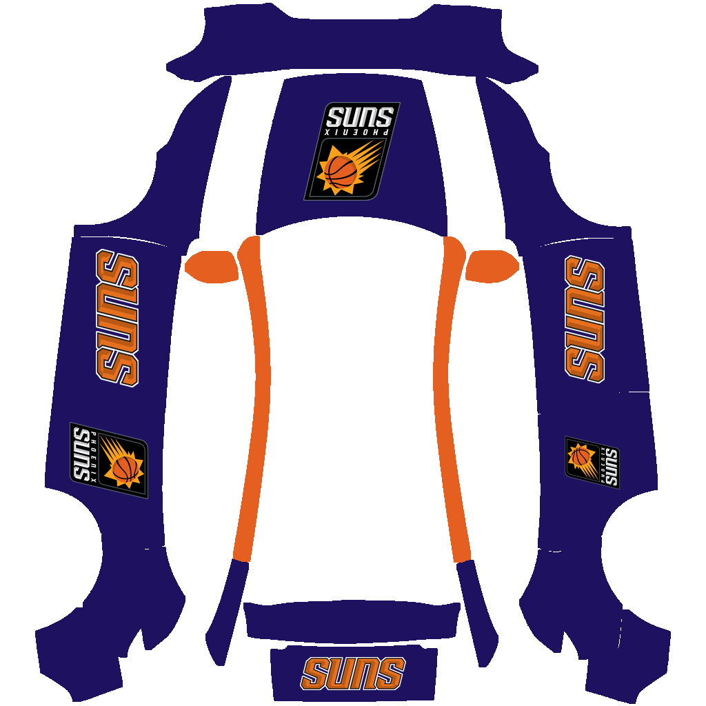 Phoenix Suns Paint Shop wrap