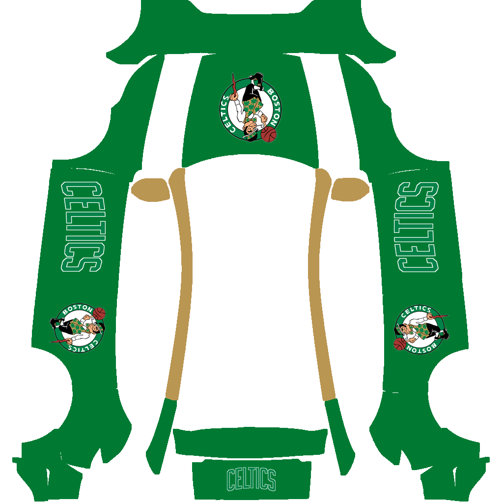 Boston Celtics Paint Shop wrap