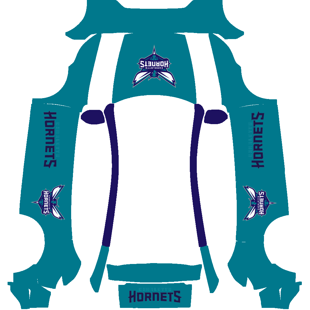 Charlotte Hornets Paint Shop wrap