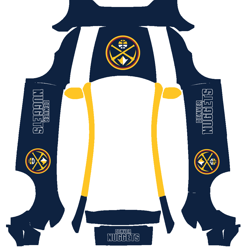 Denver Nuggets Paint Shop wrap