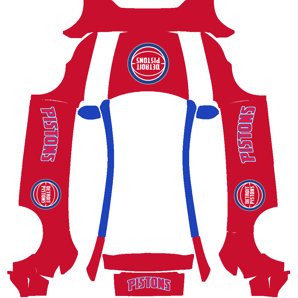 Detroit Pistons Paint Shop wrap