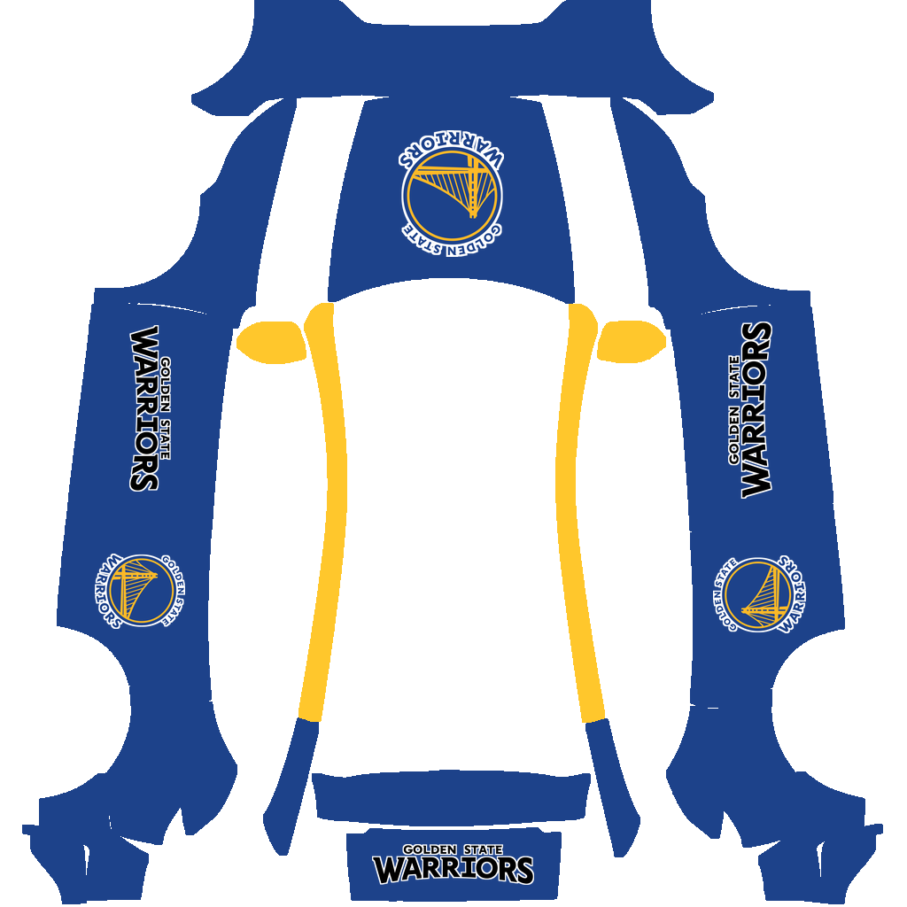 Golden State Warriors Paint Shop wrap