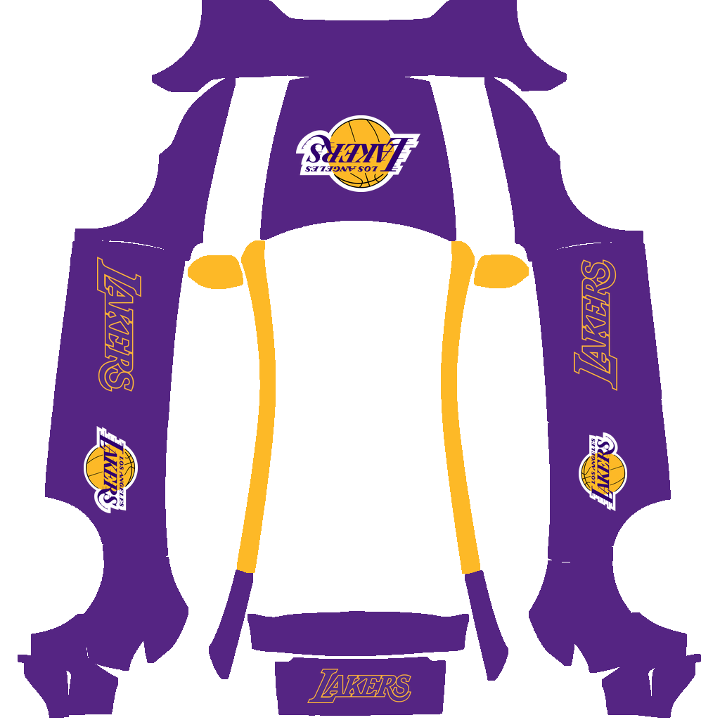 Los Angeles Lakers Paint Shop wrap