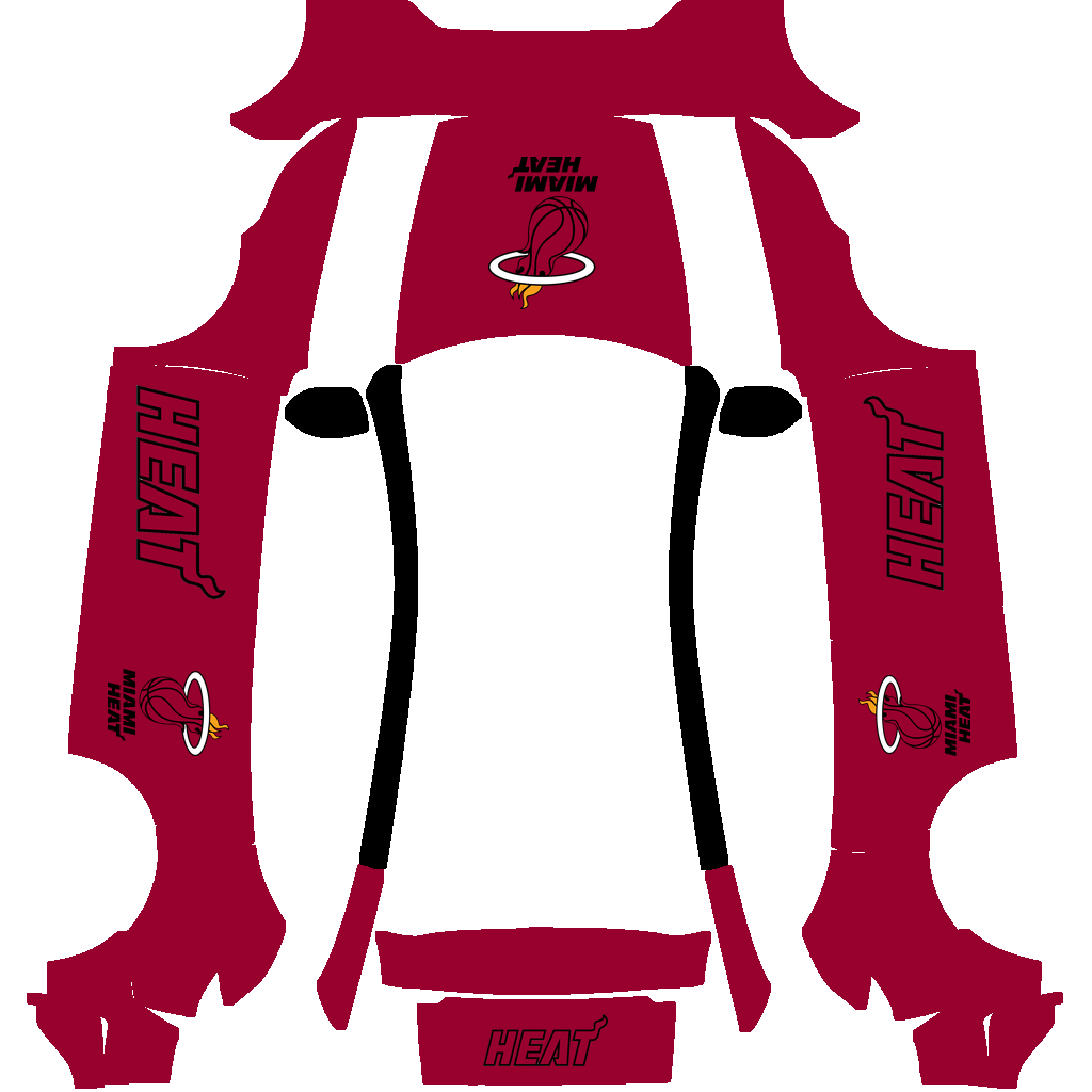 Miami Heat Paint Shop wrap